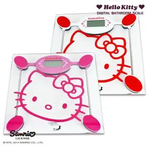 헬로키티 투명체중계(GC0904) 캐릭터 강화유리 선물용 귀여운 사각 디지털 헬스장 예쁜 가정용