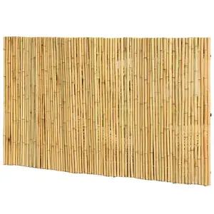 대나무 울타리 정원 장대 칸막이 옥상 테라스 조경 탄화