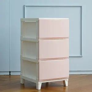 [보노하우스]모던 에센셜 플라스틱서랍장 3단