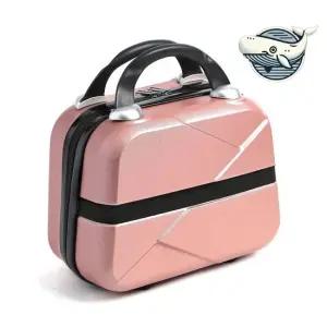 로즈골드 기내용 미니 캐리어 수납 유학 가방 작은 소형 기내용 여행용 보조캐리어 서머