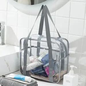 PVC 워시백 비치백 세면용품 화장품 파우치 여행 캠핑 목욕가방 수영 수영복 수영장