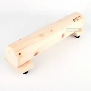 힐링라이프 편백나무 발목펌프 받침일체형 치기안마 지압 발기 다리 바닥 안마