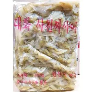 사천 짜사이 (채 대화 1K)X4차샤이 차사이 중식단무지 요리 절임재료 중화 용짜 조리용짜 절임짜 짜이