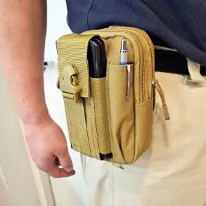 다용도 작업용 미니 스마트폰 벨트색 파우치 가방힙 스포츠 남성 남자 골프 여성 밀리터리 허리띠 힙백 여