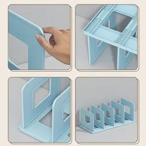 예쁜 책상용 서류 정리 책꽂이 사무실 필수 아이템데스크오거나이저 수납 미니책장 정리대 문서함 케이스