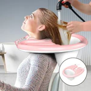 접이식 임산부 노인 휴대용 샴푸대 간병 목욕용품 이동식 셀프 가정용 푸대야 간이 보조 실버 욕실 미용실