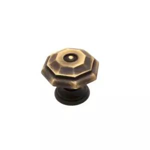 [오너클랜]bns 이중 팔각 엔틱 1구 가구손잡이 대형 34mm