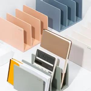 2색 1개 누사인 데스크 정리함 책꽂이 오거나이저 북홀더 서류 서적 수납장 미니 간이 장함 책함 선반 사무