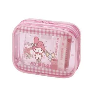 마이멜로디 트래블 세트(668289 668319)(일)여행용칫솔 휴대용 용파우치 샴푸용기 로션 용화장품 헤어빗 파