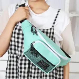 민트색 미니백 아웃도어 운동용 슬링백 허리색 가방 스포츠미니가방 크로스힙색