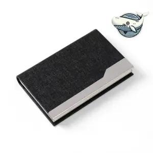 세련된 인조가죽 명함 홀더 고급형 지갑 스타일 자개명함케이스 명함케이스