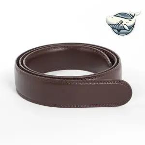 브라운 소가죽 남성 자동버클 정장벨트 필수 남성벨트 양복벨트 세미정장벨트