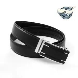 세련된 블랙 소가죽 남성 정장벨트 고급스러운 남성벨트 양복벨트 세미정장벨트