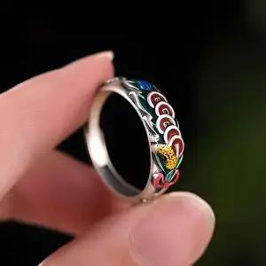 [하프클럽/]재물운 상승 행운 금전운 반지 사이즈조절 남녀공용