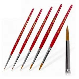 바바라 세필붓 미니 골덴 5본조 네일아트 브러쉬 가는 아크릴 그림 유화
