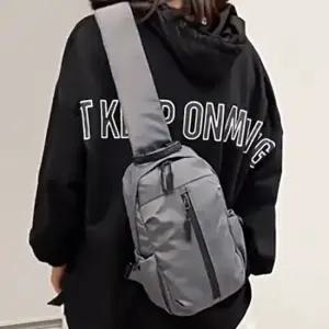 남녀공용 캐주얼 슬링백 무지 지퍼포켓 커플 데일리 남녀공용슬링백 남성슬링백