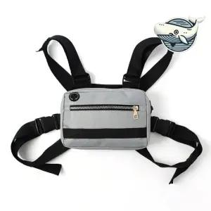 경량 슬링백 그레이 등산 스포츠 가벼운 제자리 등산체스트백 가슴체스트백 가슴백