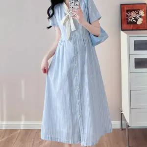맘콩 원피스임부복 귀여운임산부 임산부옷 여름임신선물 하늘하늘 여성 캐주얼 임산부