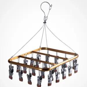 모빌형 집게 건조대 다용도 행거 양말 옷걸이 26P빨래 속옷 미니 형건조대