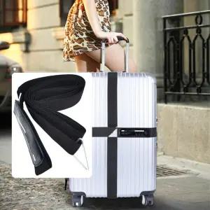 캐리어 벨트 스트랩수화물안전 보호스 고정 잠금스 여행가방 잠금 밴드