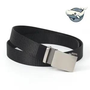 심플 메탈 자동벨트 블랙 캐주얼 패브릭 벨트 남성벨트 캐주얼벨트 청바지벨트