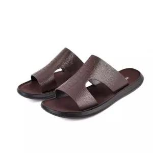 소가죽 편한 슬리퍼 심플 베이직 댄디 남자 여름 신발 원마일웨어 남자슬리퍼
