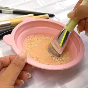 [셀러에이드]메이크업 클렌징 패드 쿠션 퍼프 세척용 핑크