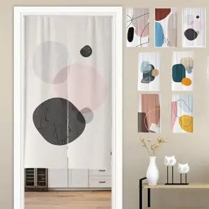 키밍 주방 베란다 공간분리 패브릭 커튼 가림막 문가리개 다용도 거실 모던 인테리어 방안 통풍 실내 아파