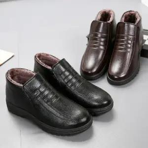 겨울신발 남성워커 방한화 효도화 기모안감 털부츠 방한화 방한부츠 털워커 겨울로퍼