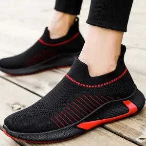 캐주얼 남성 니트 재질 편한 패션 스니커즈 운동화 어글리슈즈 여성스니커즈 슬립온
