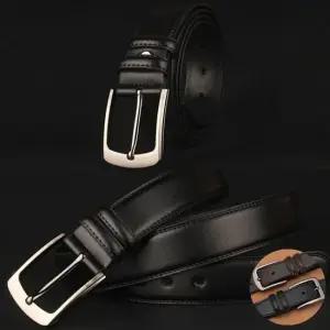 남성용 무지 버클 정장 벨트 청바지 데님 슬랙스 바지 남자정장벨트 남자가죽벨트