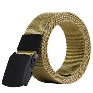 남성용 캐주얼벨트 학생 편한 웨빙 허리띠 벨트 Beige 군용벨트 작업벨트 캐주얼벨트