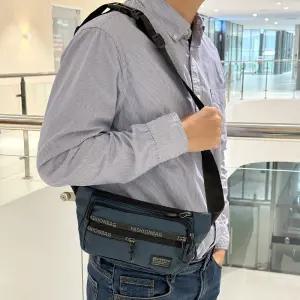 데일리 크로스백 남성 힙색 웨이스트 간편 수납가방대학생슬링 소지품 여행용 용백 스포츠 슬링 바디