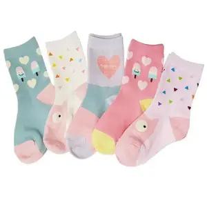 [하프클럽/지앤]J장안릴리(5족) 유아동 중목 양말