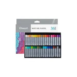오일 파스텔 36색스케치드로잉용품 드로잉채 미술 도구 소프트 그림 원형