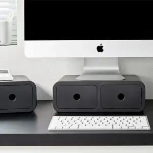 시스맥스 올리오박스 DG모니터받침대 서랍 서랍형 심플 스탠드 책상정리함 책상함 소품함 듀얼함