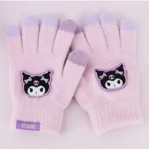 쿠로미 어린이 장갑 수면 스마트폰 터치 캐릭터장갑 방한 터치형 캐릭터퍼
