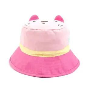 샐리캣 어린이 버킷햇 벙거지 메쉬 햇빛 챙모자 핑크 여름 캠핑 소풍 유아 아이 외출 여행