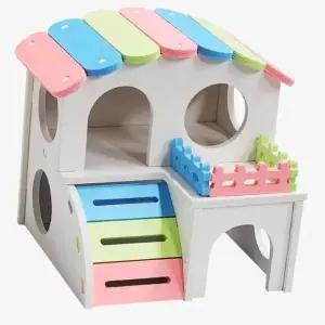 햄스터 집꾸미기 2층집 은신처 햄스터용품 햄스터집