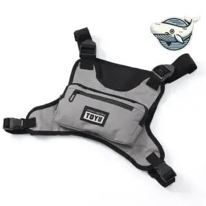 스포츠용 크로스백 그레이 편한 여행용 가방 등산체스트백 가슴체스트백 가슴백 전술백