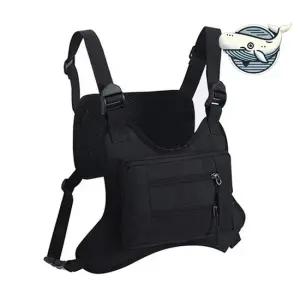 다용도 블랙 크로스백 야외 활동 필수 아이템 등산체스트백 가슴체스트백 가슴백 전술백