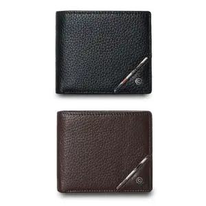 YB24 사선패턴 가죽 반지갑 남성 카드 지폐 선물 지갑 남성반지갑 남성지갑 캐주얼지갑