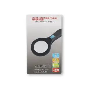 IS 10 LED 5x25돋보기 (6907B)LED 확대경 부모님 손잡이 작은 포켓용 휴대용？訓릴？