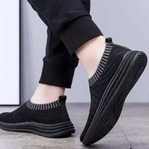 남성 슬립온 형식 니트 스니커즈 여름 캠퍼스 패션 남자운동화 이쁜슬립온 양말신발