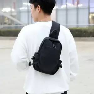 남성 크로스백 여행용 보조가방 캐주얼 슬링백 2컬러 남자캔버스백 슬링크로스백