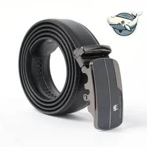 정장 스타일 자동버클 소가죽 벨트 블랙 남성용 남성벨트 양복벨트 세미정장벨트