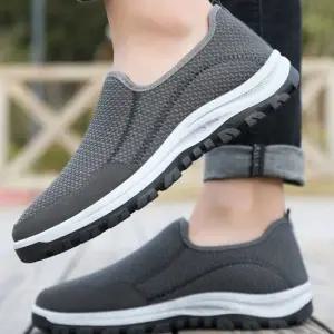 남성 런닝화 워킹화 운동화 발편한 활동화 슬립온 남녀공용신발 슬립온 니트신발