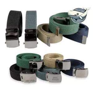 편안한 밀리터리 캐주얼 벨트 원터치 조정 남성벨트 캐주얼벨트 청바지벨트 작업복벨트