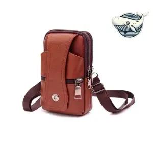 소가죽 미니 포켓 힙색 가벼운 여행 허리백 허리 남자허리띠백 폰힙색가방 노가다가방