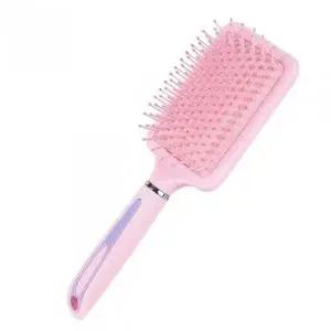 [셀러에이드]핑크 스퀘어 두피 마사지 헤어빗